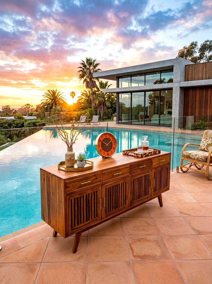 Mid Century Modern Sideboard - 30 outdoor sideboard ideas