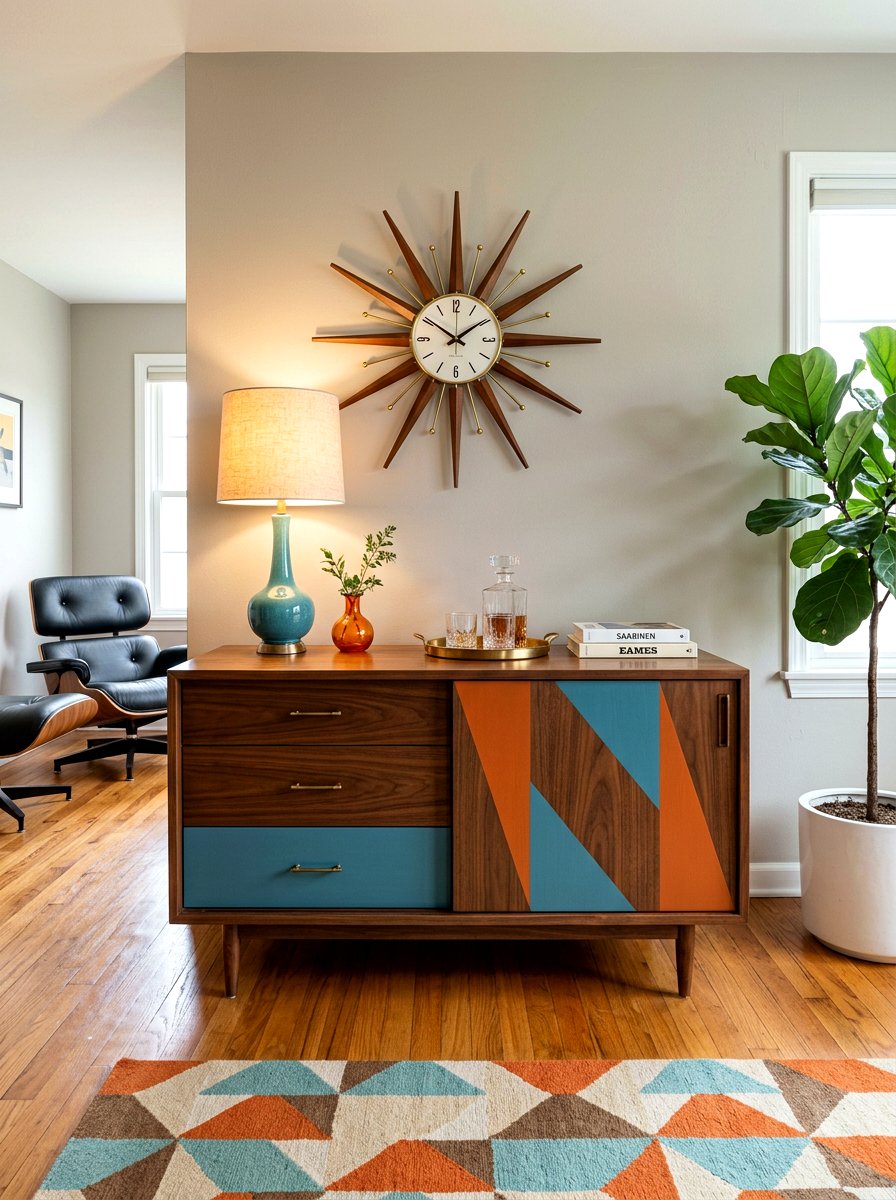 Mid Century Modern Sideboard - 30 sideboard decor ideas