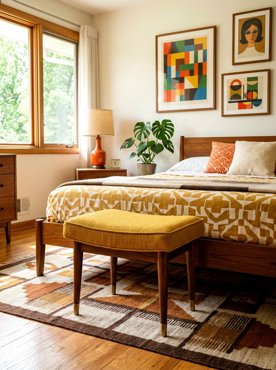 Mid Century Modern Stool - 30 accent stool ideas