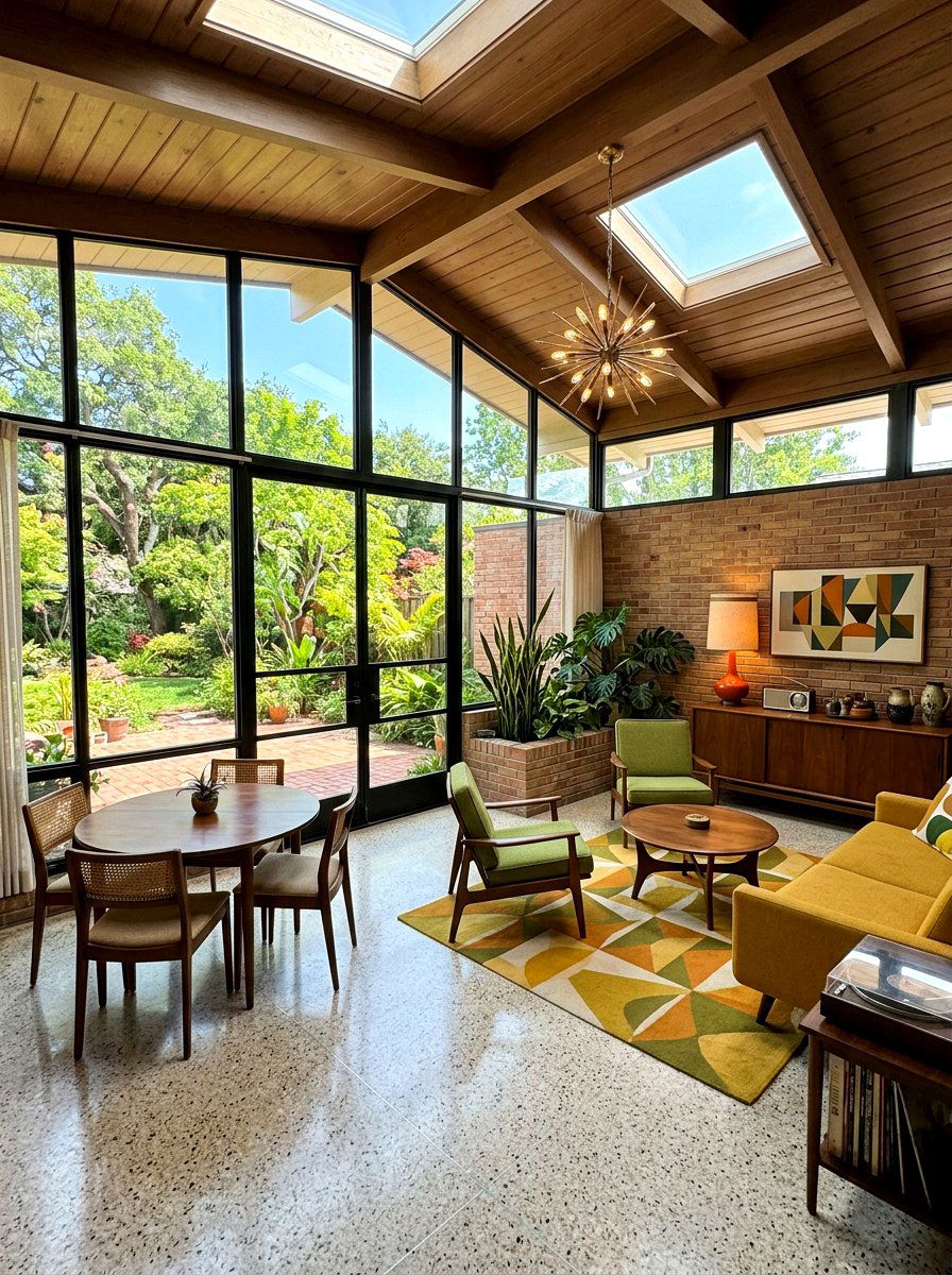 Mid Century Modern Sunroom - 30 sunroom ideas
