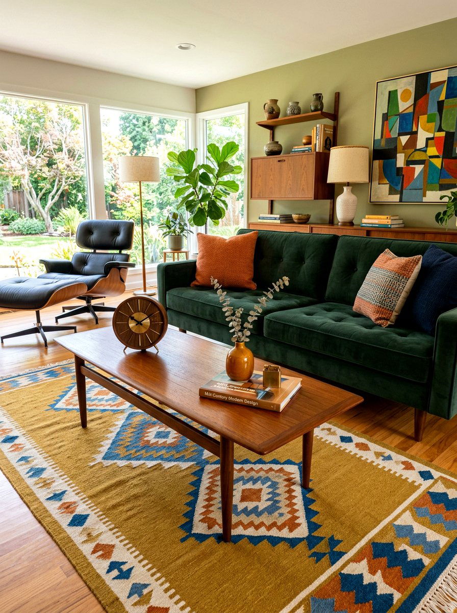 Mid Century Modern Table - 30 sofa table ideas