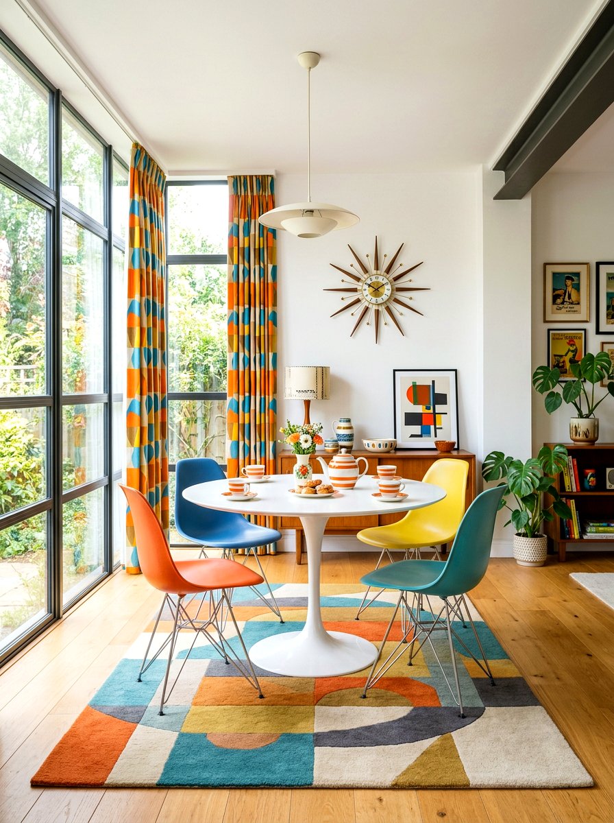 Mid Century Modern Tea Room - 30 tea party dining room ideas
