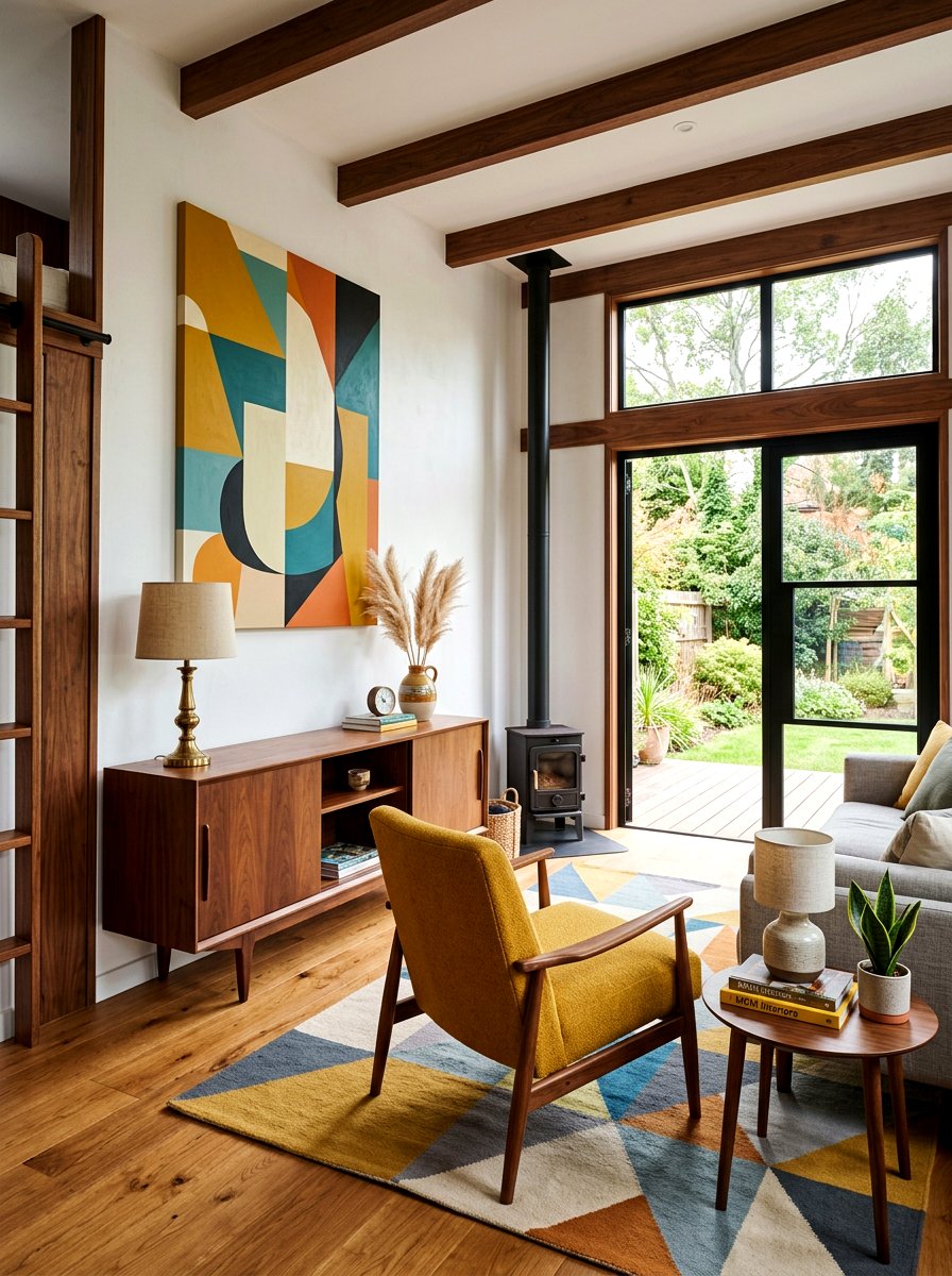 Mid Century Modern Tiny Home - 30 tiny apartment aesthetic ideas