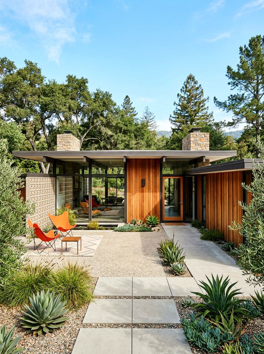 Mid Century Modern Villa - 30 villa exterior ideas