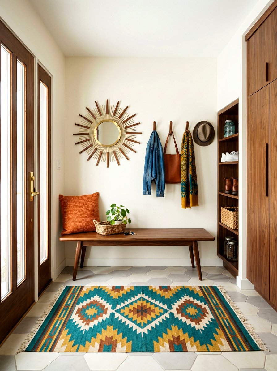 Mid Century Mudroom - 30 small mudroom ideas
