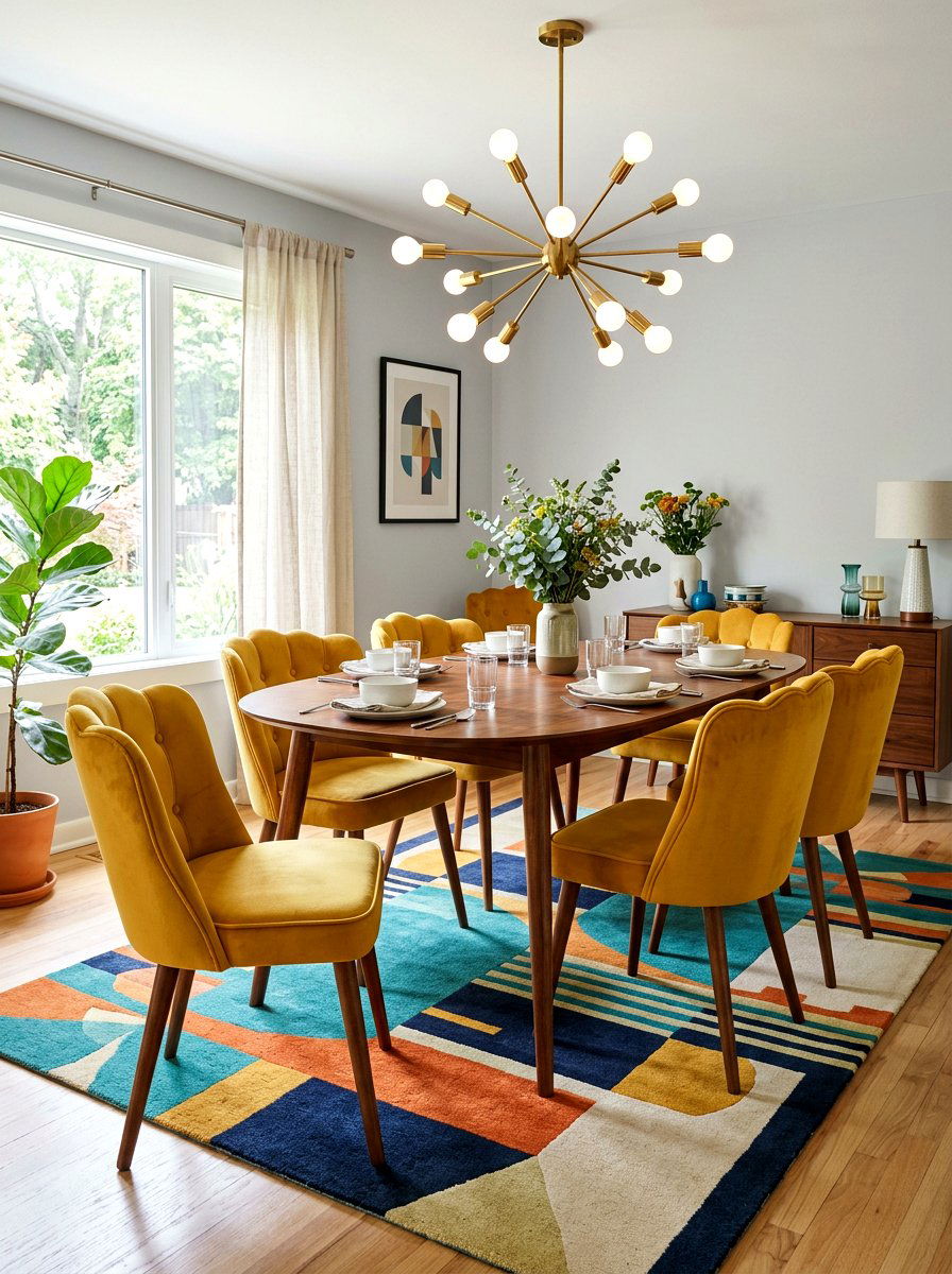 Mid Century Scalloped Dining Chair - 30 scalloped dining chairs ideas