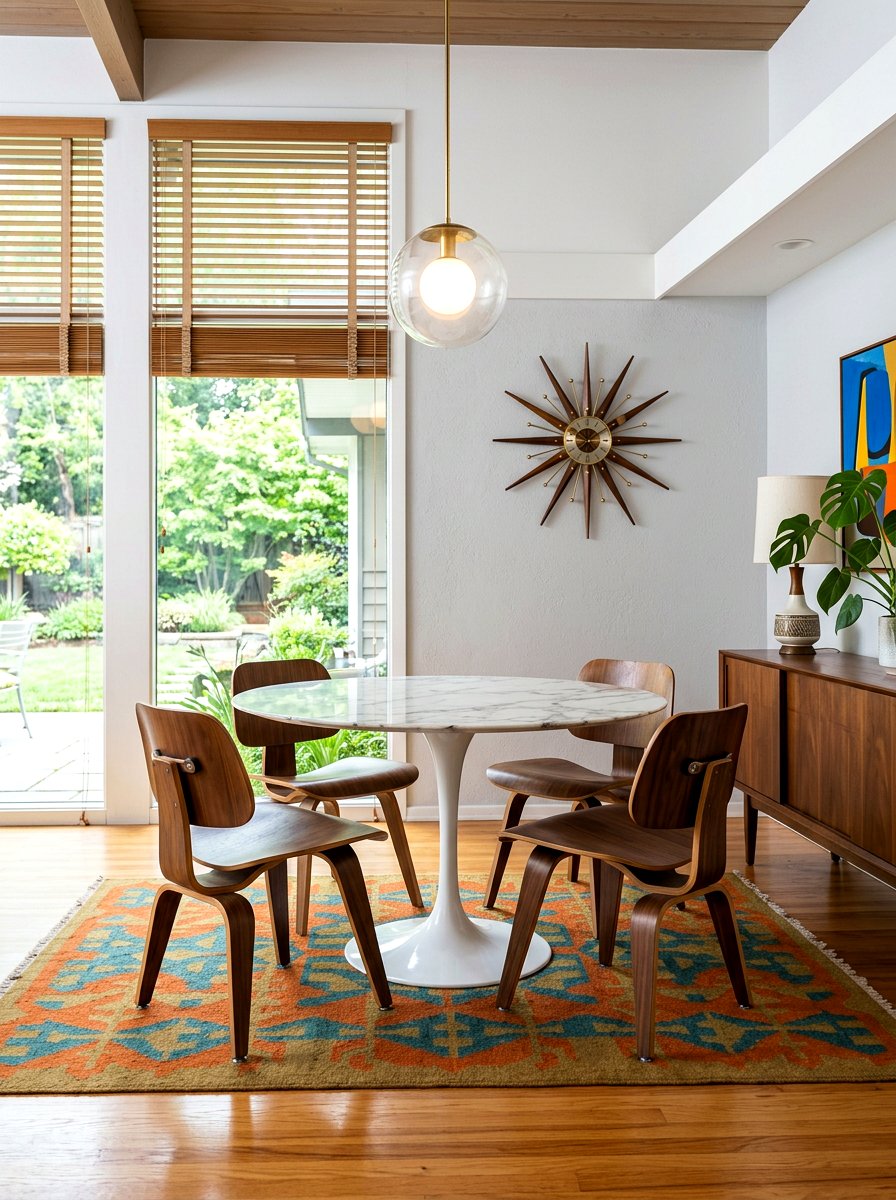 Mid Century Set - 30 breakfast room decor ideas