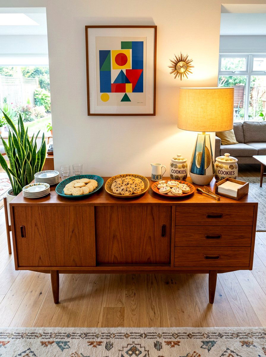 Mid Century Sideboard - 30 cookie station ideas
