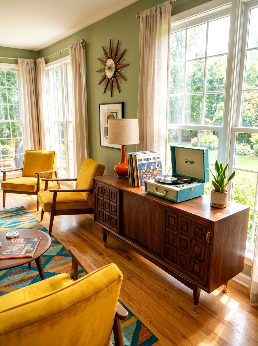 Mid Century Sideboard - 30 buffet cabinet ideas
