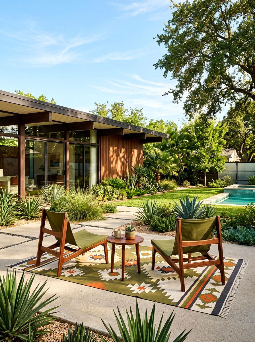 Mid Century Sling Chair - 30 sling chair patio ideas
