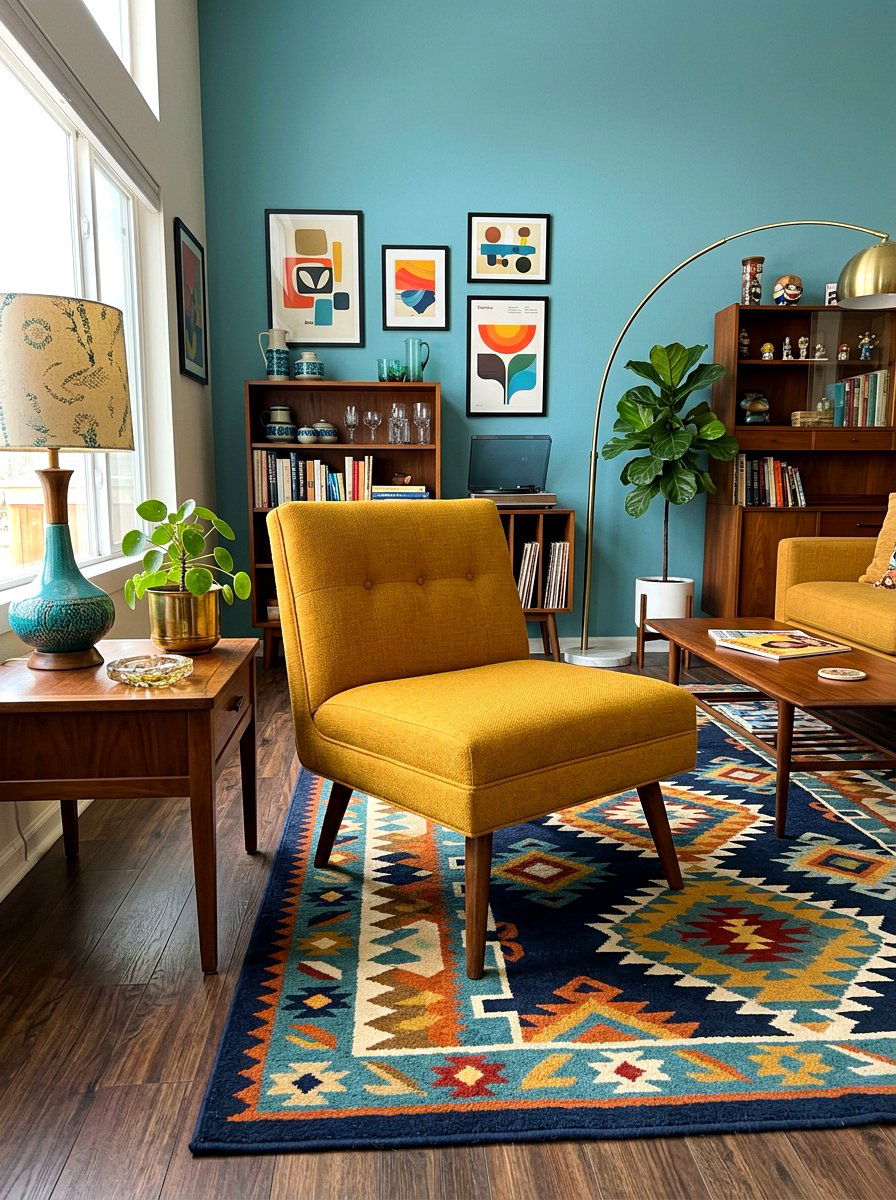 Mid century armless chair - 30 armless chair living room ideas