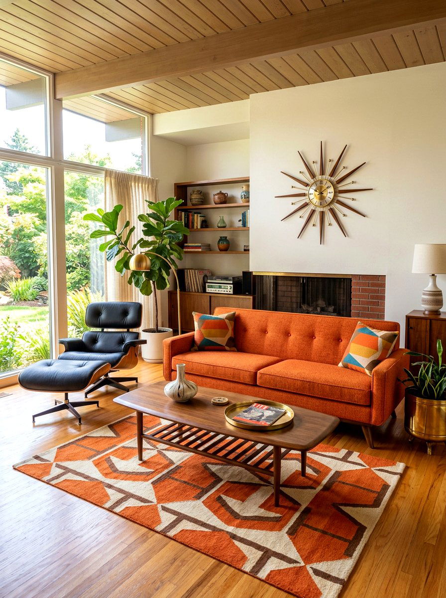 Mid century family living room - 30 family friendly living room ideas