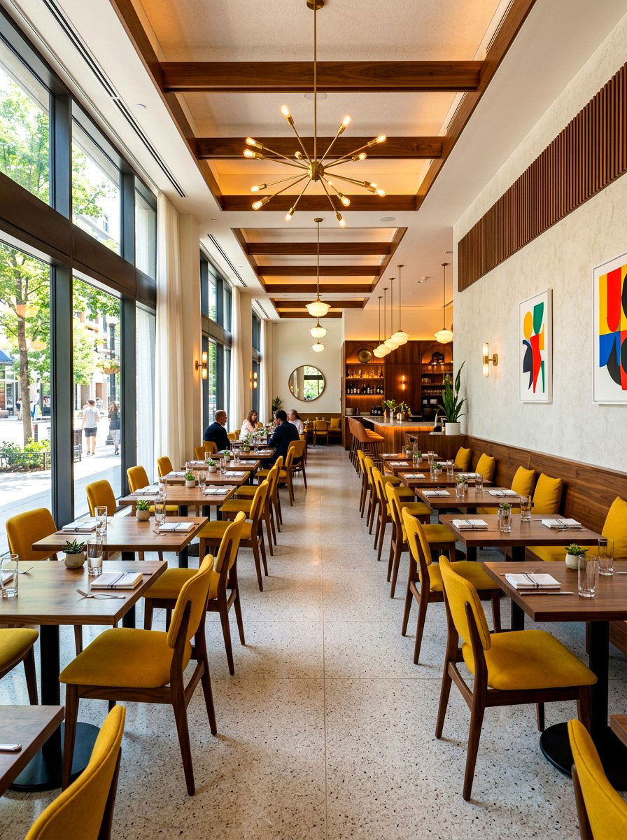 Mid century furniture - 30 boutique restaurant dining ideas