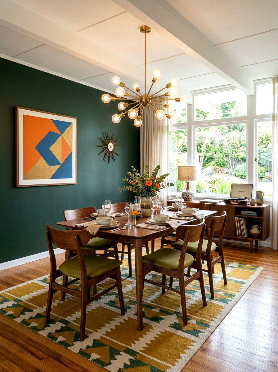 Mid century furniture - 30 moody supper club dining ideas