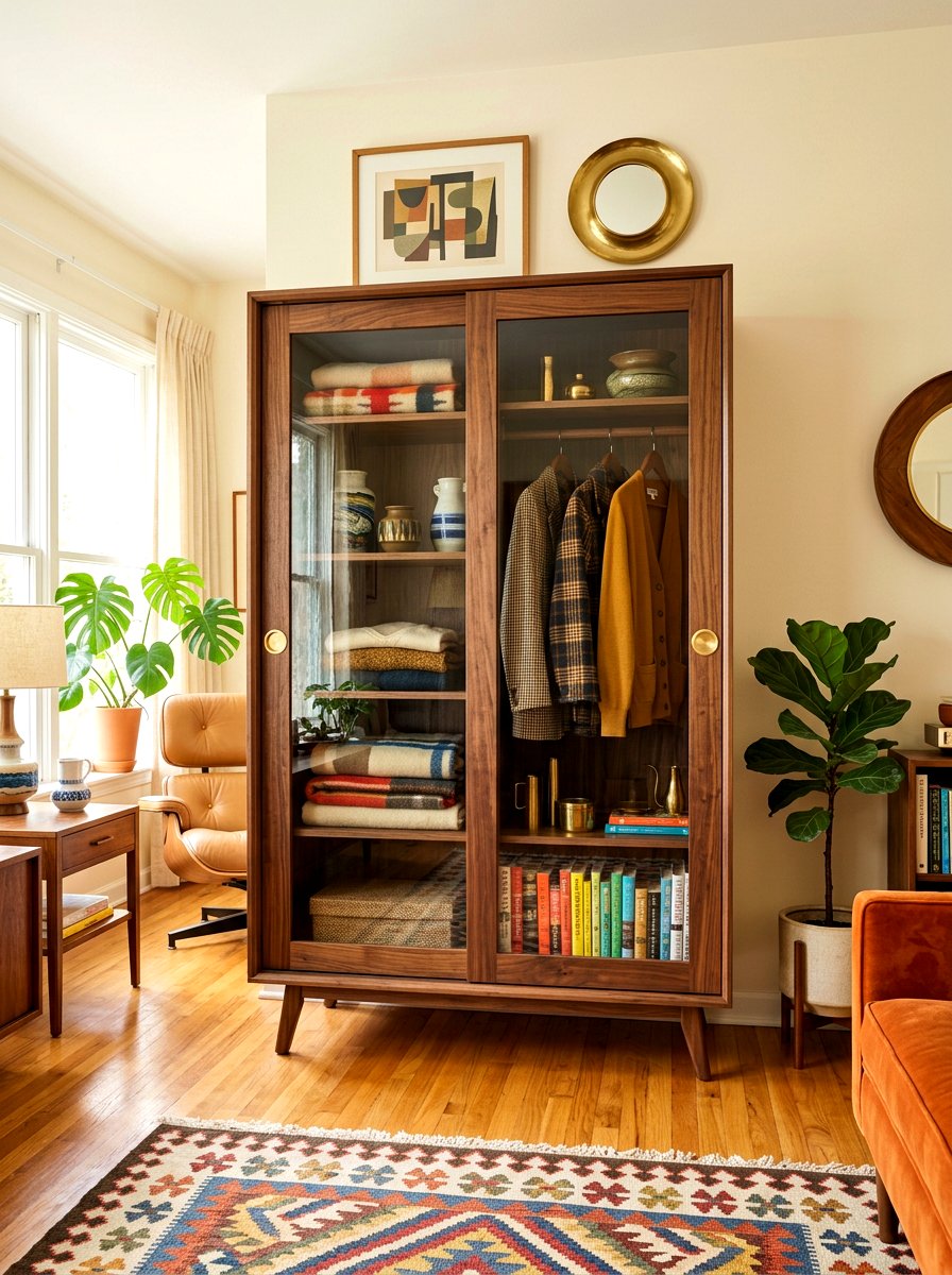 Mid century glass closet - 30 glass front closet ideas