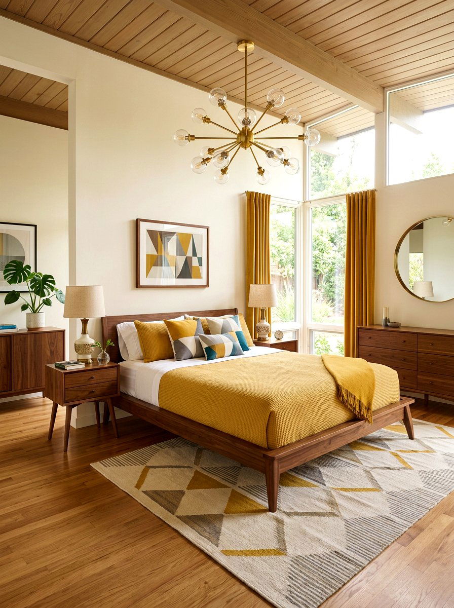Mid century master bedroom - 30 luxury Pinterest bedroom ideas