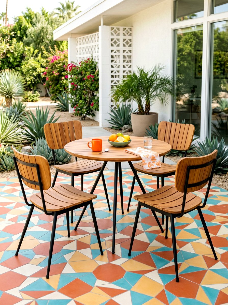 Mid century modern bistro chair - 30 bistro chair patio ideas