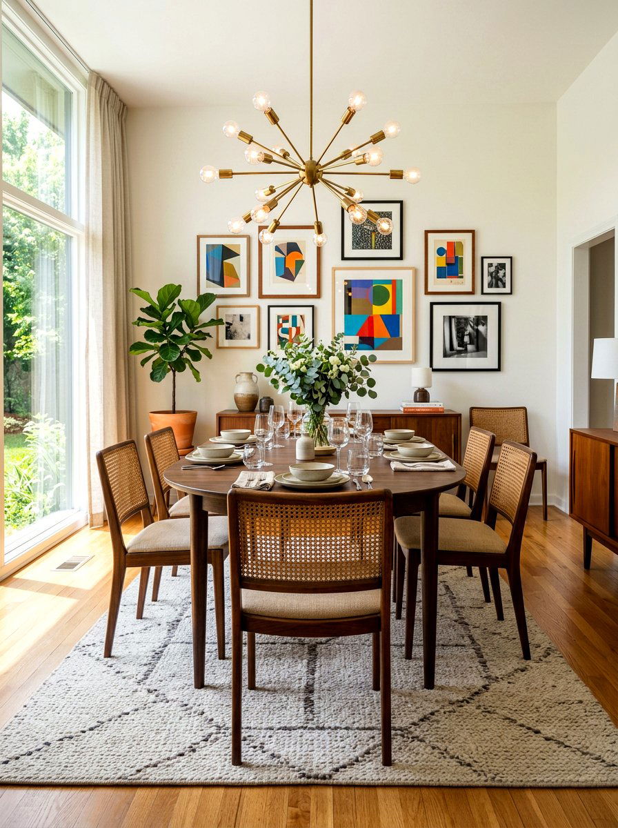 Mid century modern cane chairs - 30 cane dining chair ideas