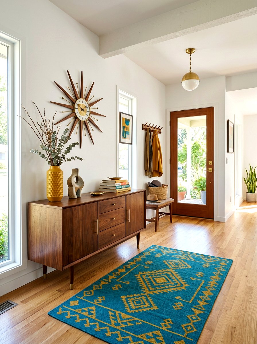 Mid century modern entryway - 30 entryway decor ideas