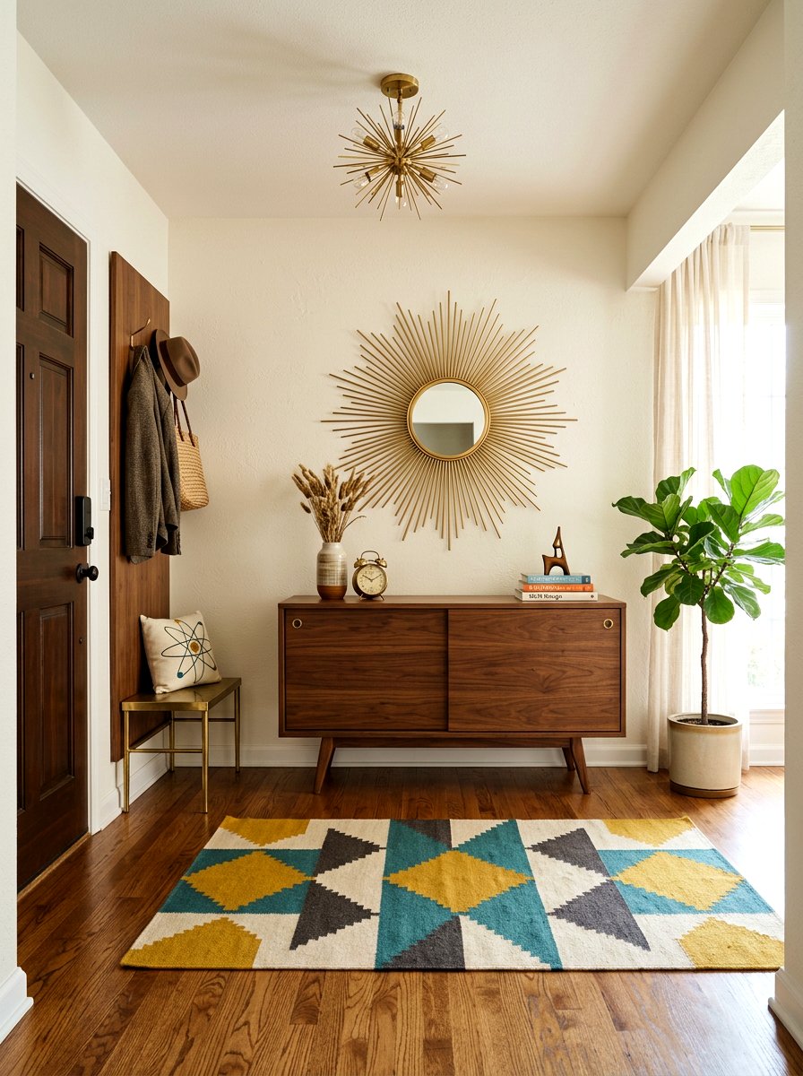 Mid century modern entryway - 30 entryway ideas
