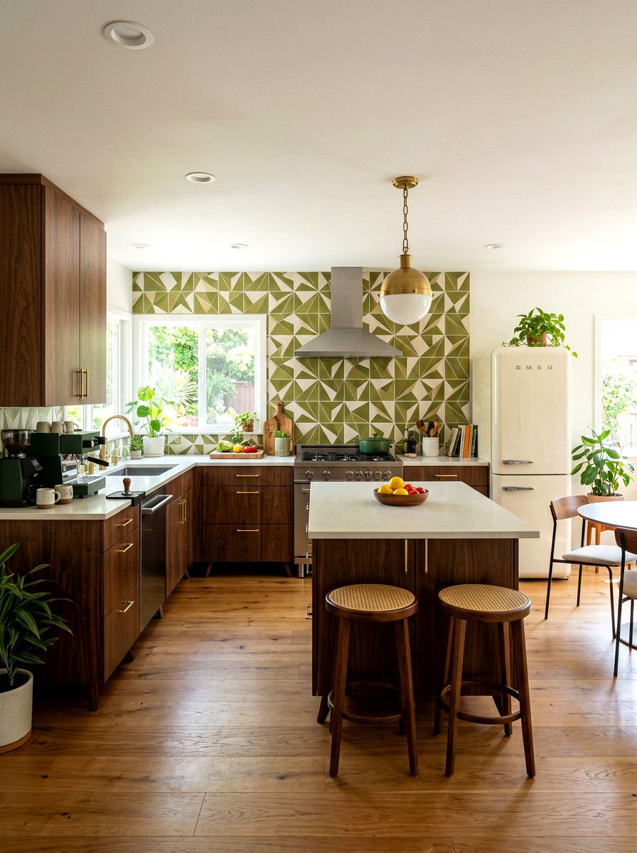 Mid century modern espresso kitchen - 30 espresso kitchen ideas