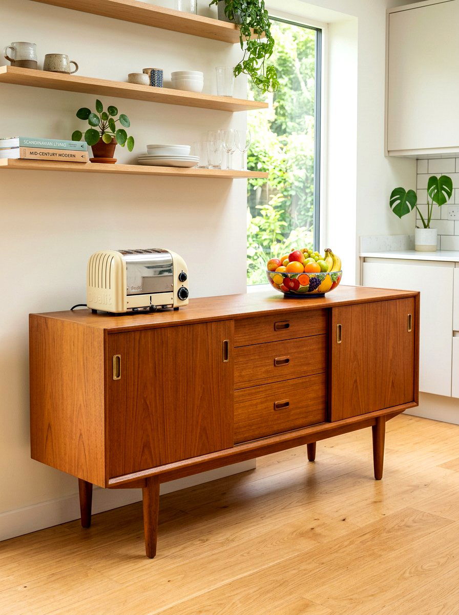 Mid century modern kitchen dresser - 30 dresser in kitchen ideas