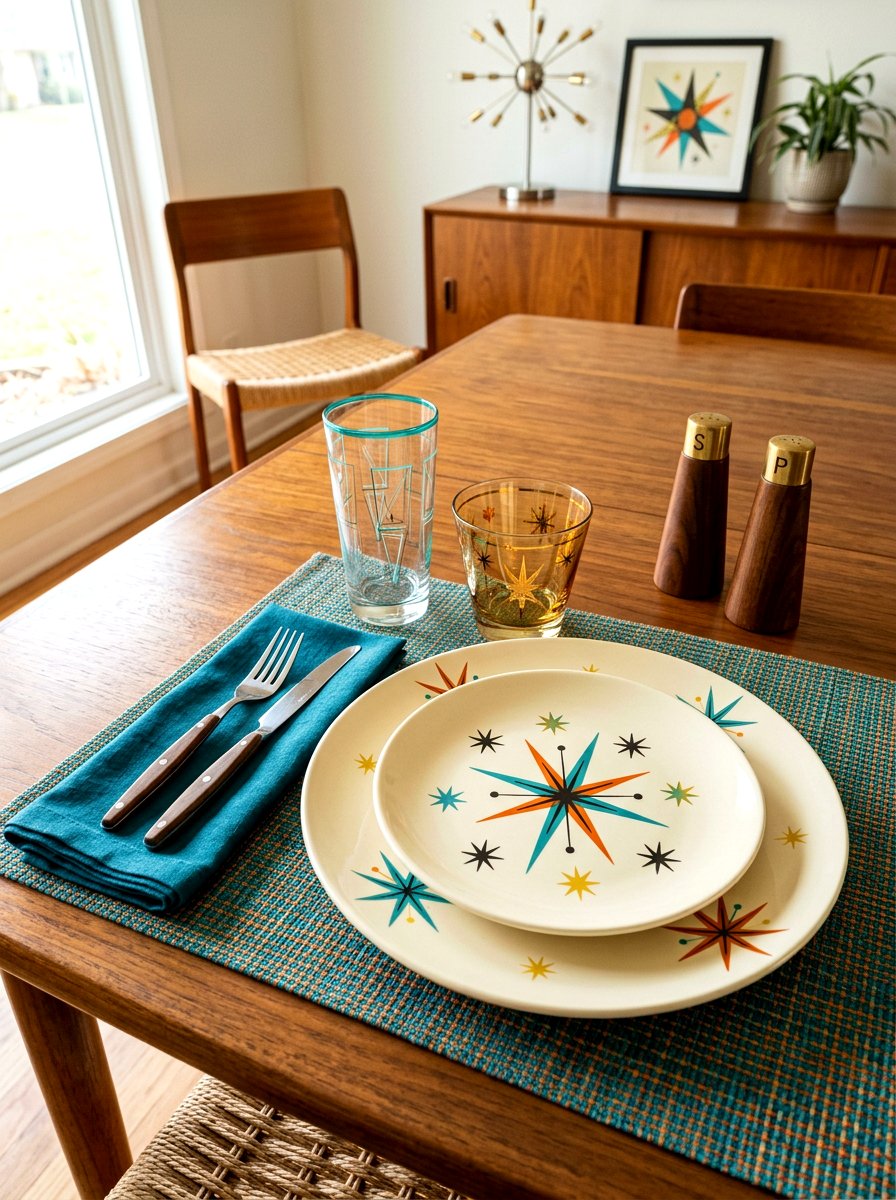 Mid century modern place setting - 30 place setting ideas