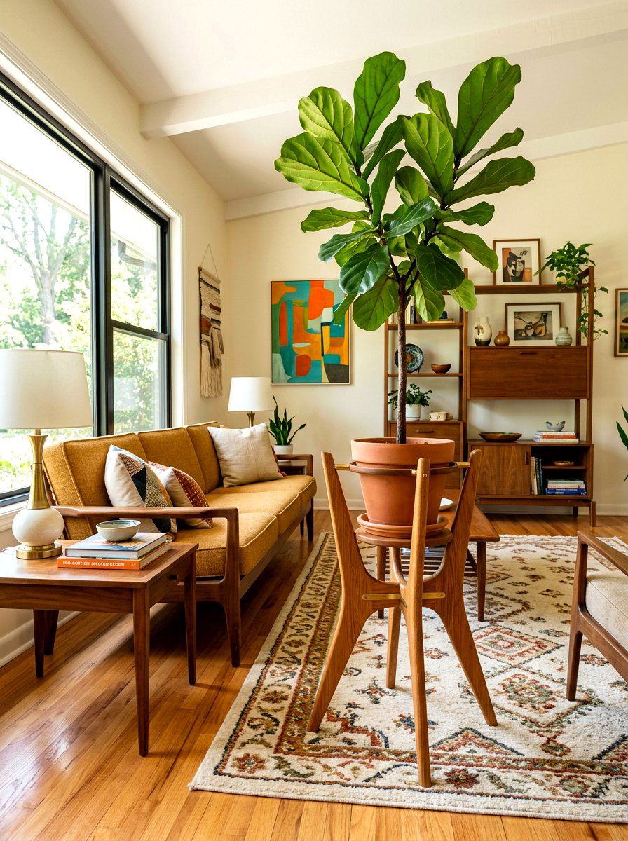 Mid century modern plant stand - 30 plant stand ideas