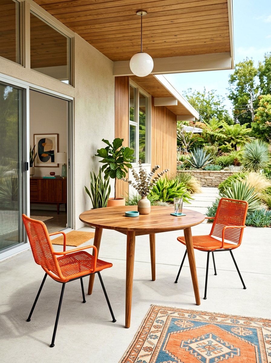 Mid century modern porch table - 30 porch coffee table ideas