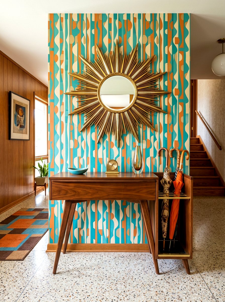Mid century modern umbrella console - 30 umbrella cabinet ideas