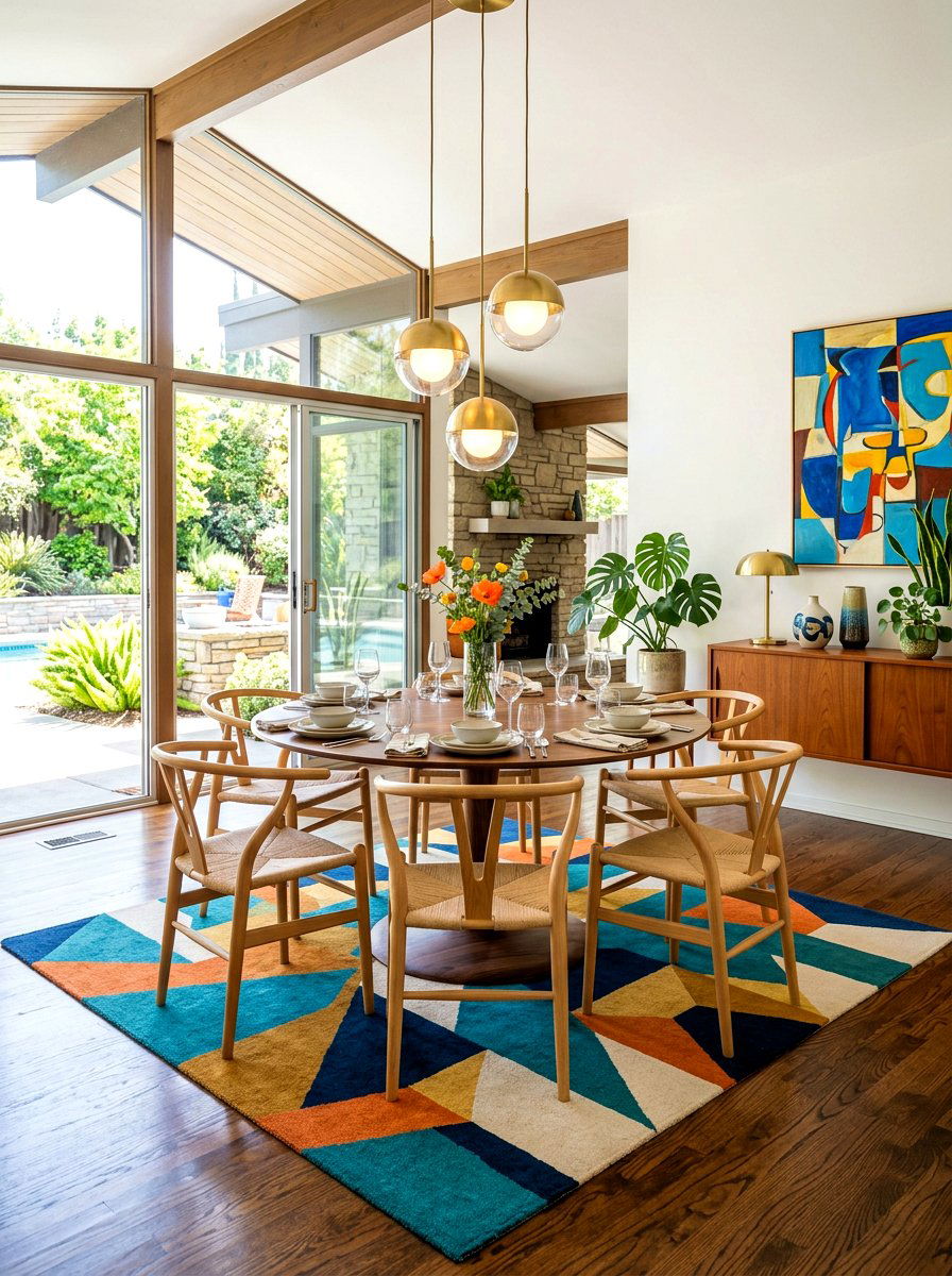 Mid century villa dining room - 30 villa dining room ideas