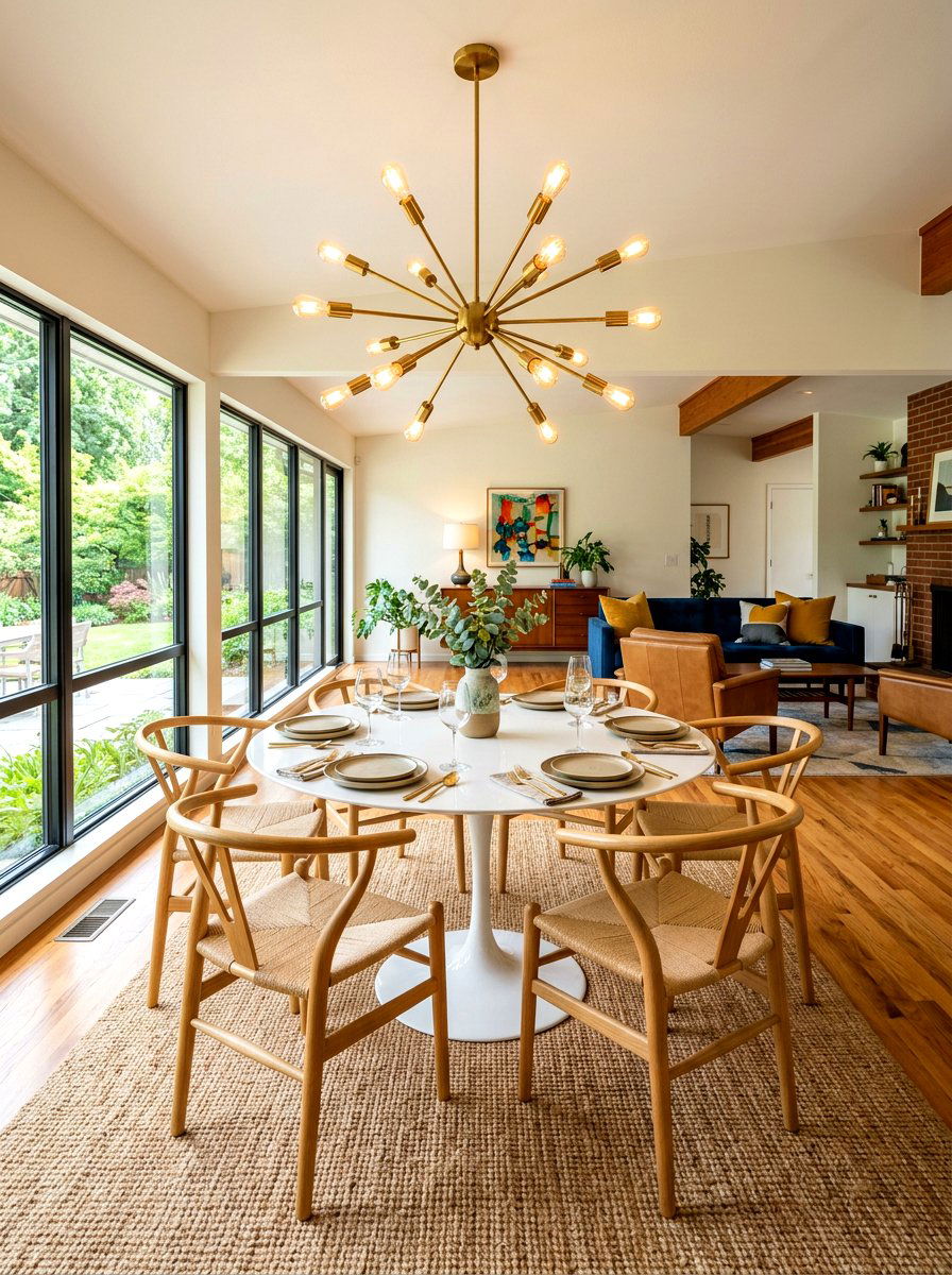 Midcentury Modern Dining Room - 30 midcentury modern decor ideas