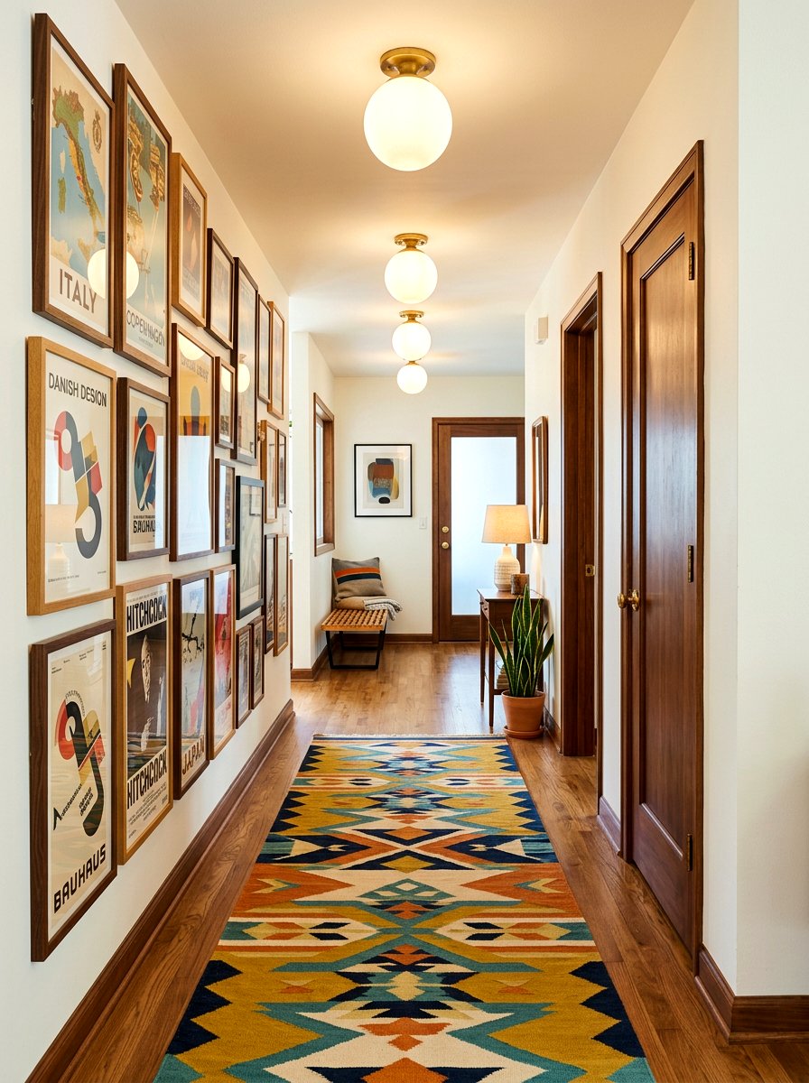 Midcentury Modern Hallway - 30 midcentury modern decor ideas