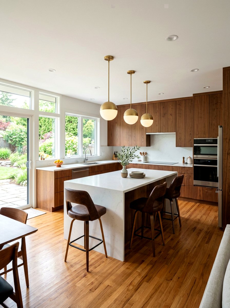 Midcentury Modern Kitchen - 30 midcentury modern decor ideas