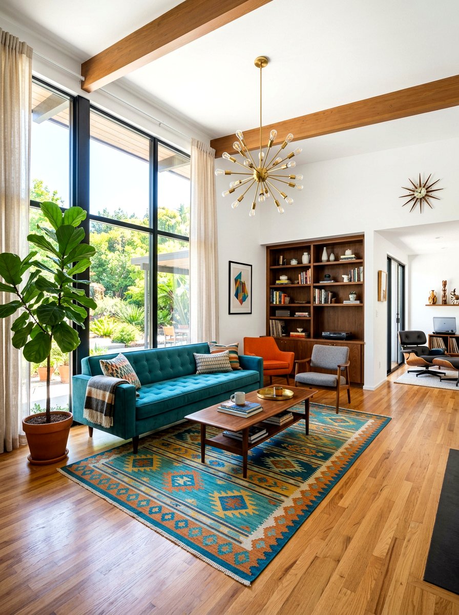 Midcentury Modern Living Room - 30 midcentury modern decor ideas