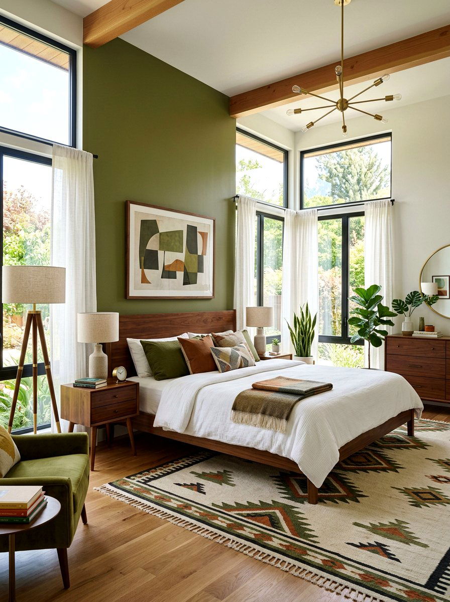 Midcentury Modern Master Bedroom - 30 midcentury modern decor ideas