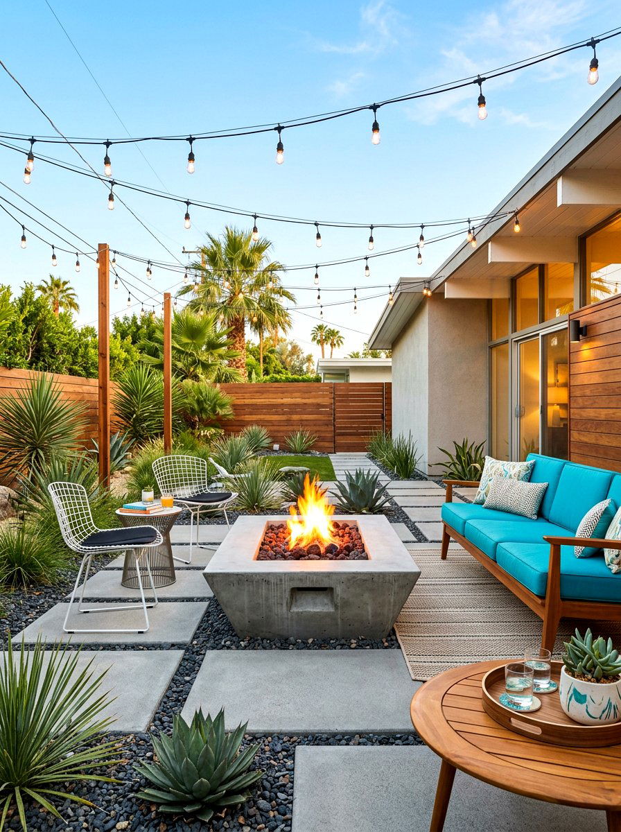 Midcentury Modern Outdoor Patio - 30 midcentury modern decor ideas