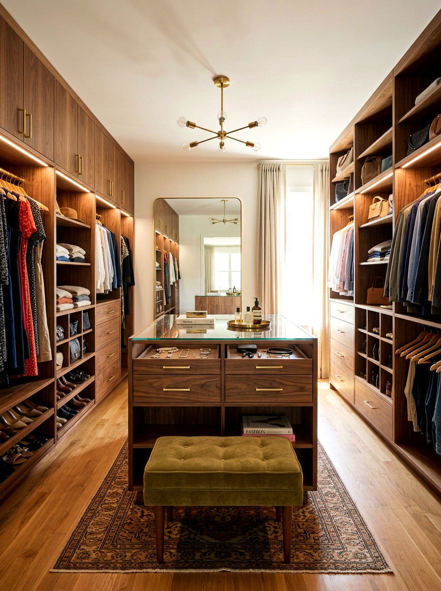 Midcentury Modern Walk In Closet - 30 midcentury modern decor ideas