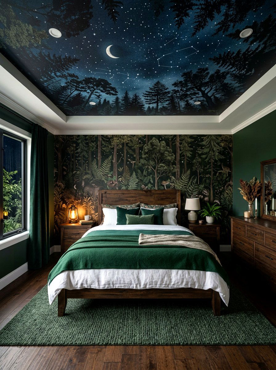 Ceiling Wallpaper Bedroom Ideas: 30 Ways to Wow From Above