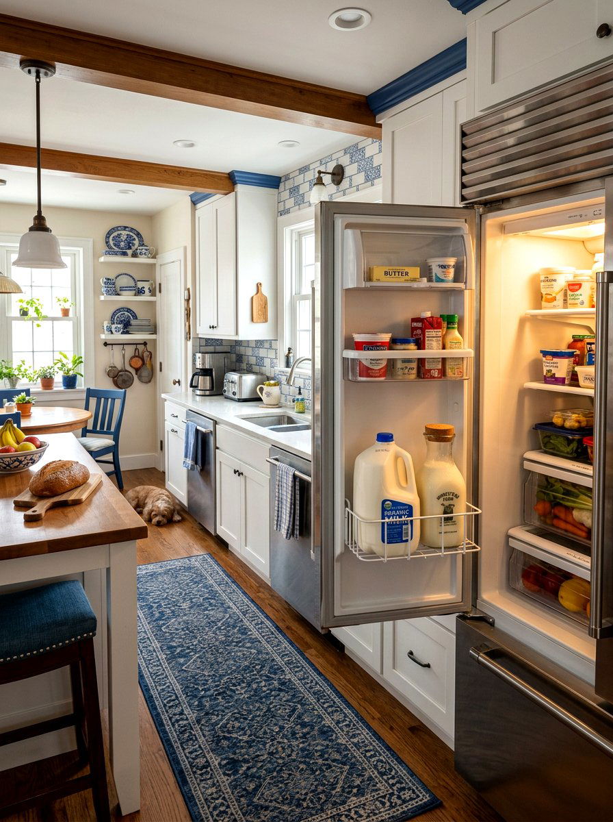 Milk Carton Holder - 30 fridge organization ideas
