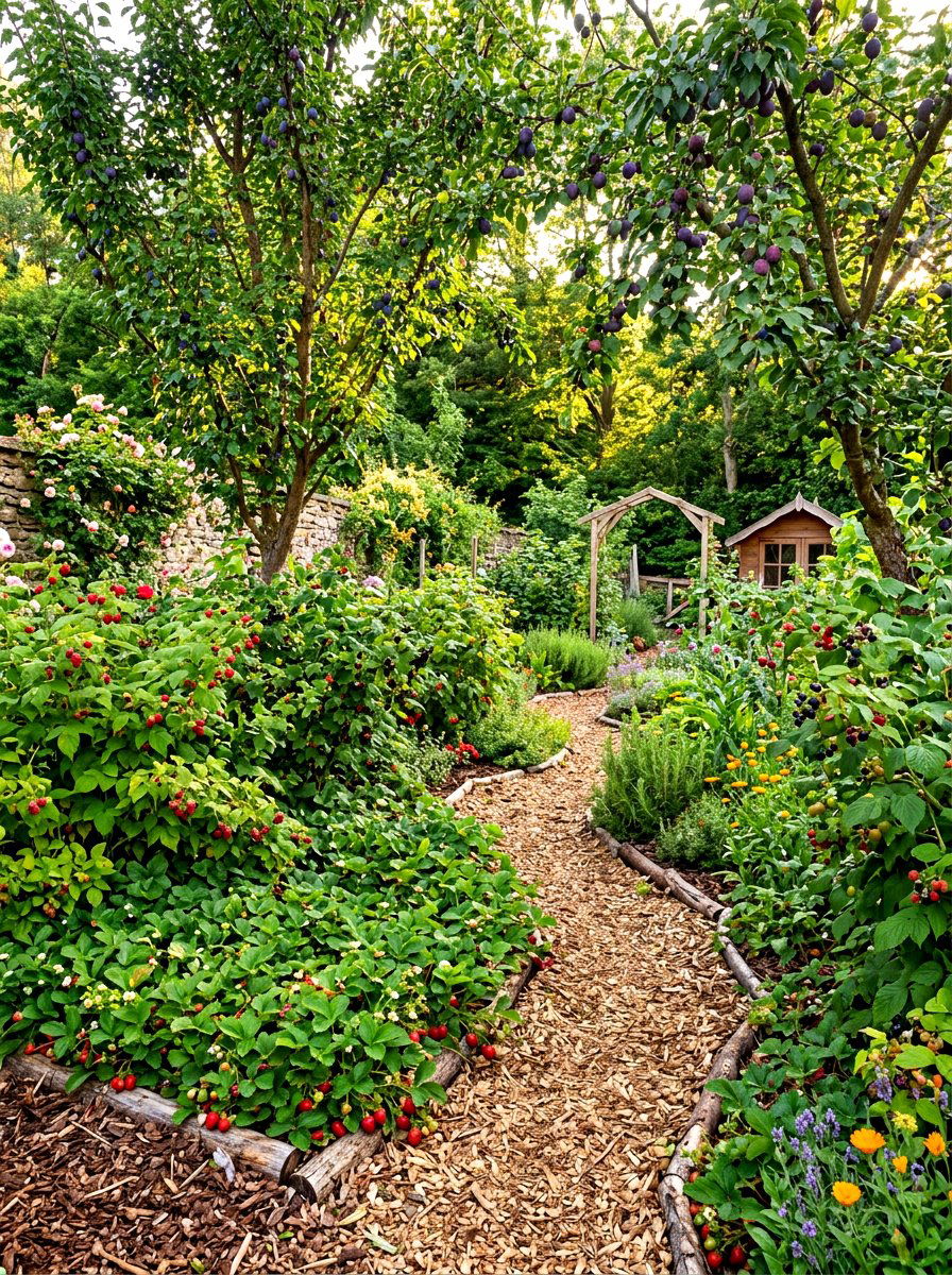 Mini Food Forest - 30 backyard orchard ideas