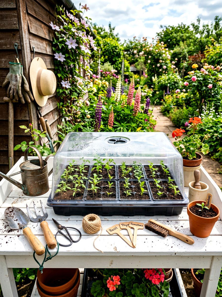 Mini Greenhouse For Seedlings - 30 mini backyard greenhouse ideas