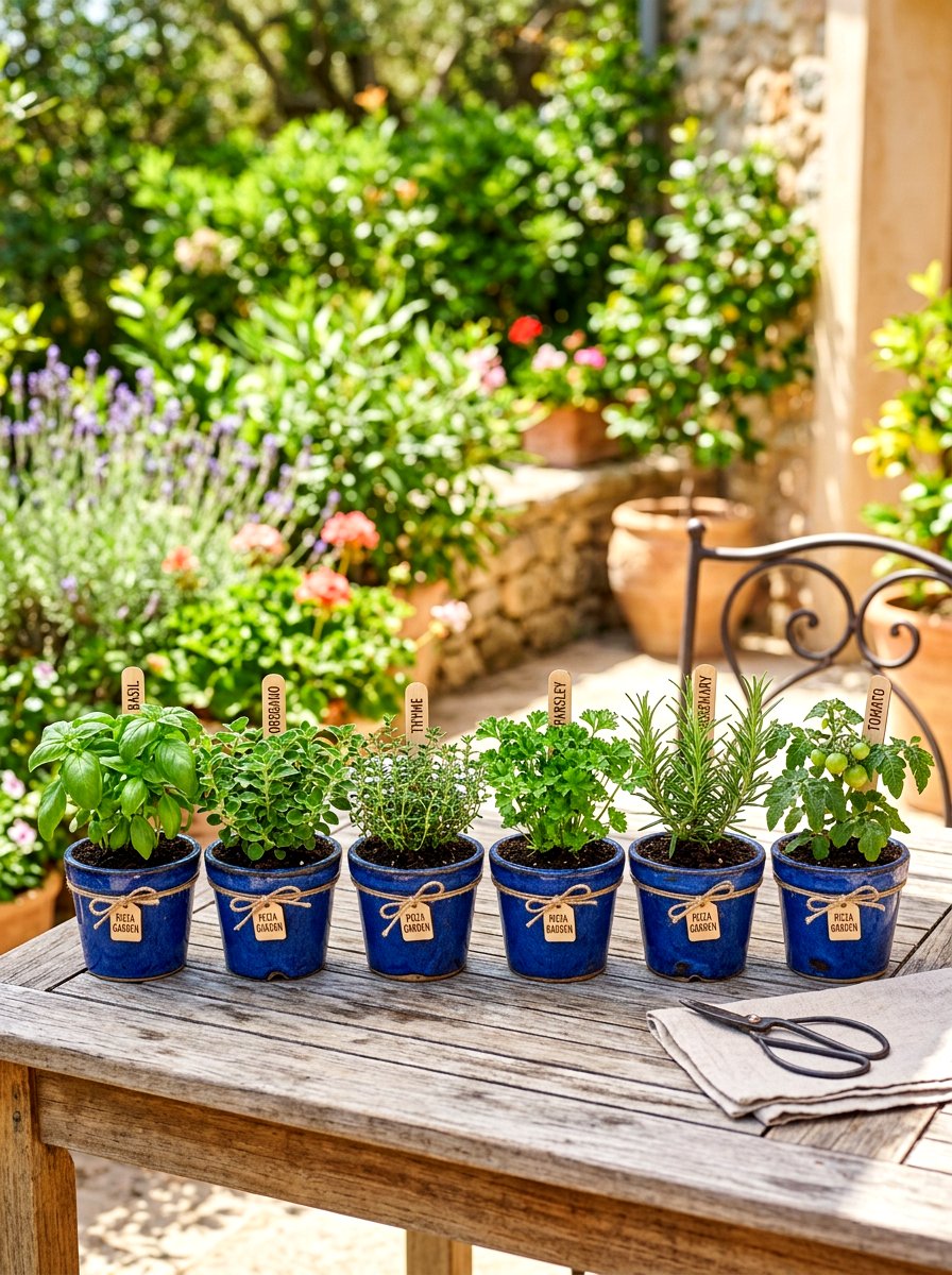 Mini Pizza Garden Pots - 30 pizza garden ideas