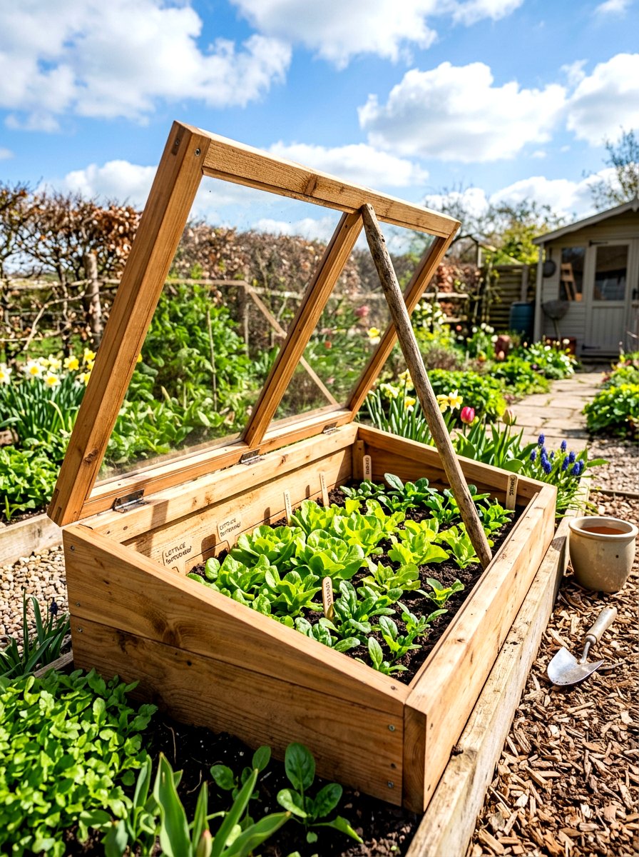 Mini cold frame greenhouse - 30 backyard greenhouse ideas