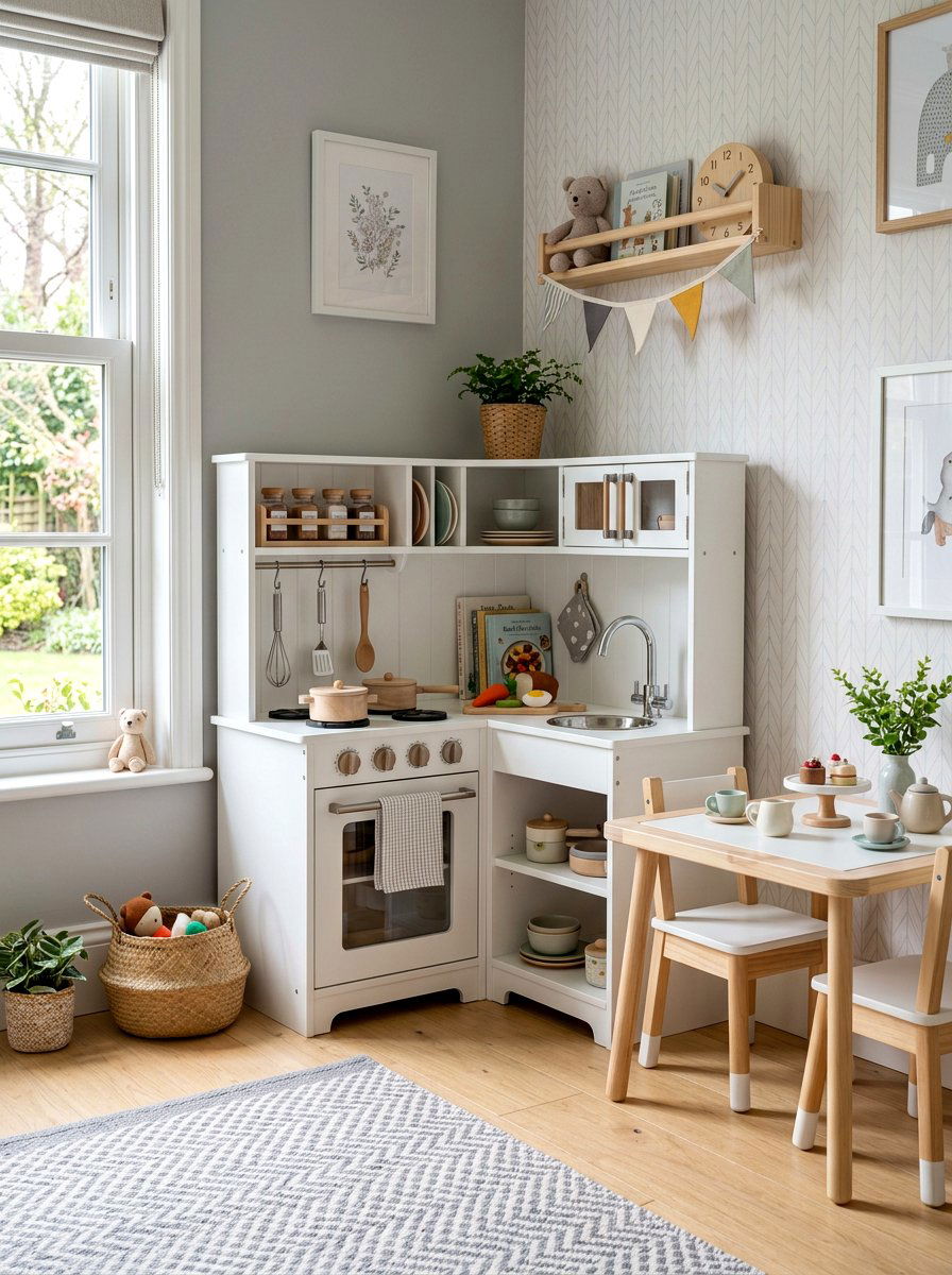 Miniature Kitchen Set - 30 heirloom toy nursery ideas