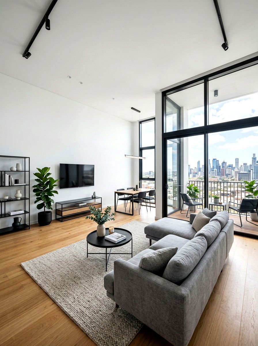 Minimalist Apartment - 30 cloud couch living room ideas