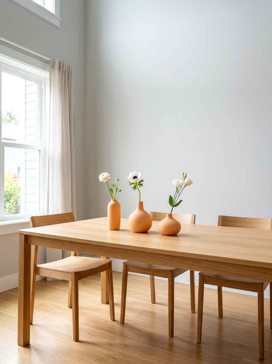 Minimalist Apricot Bud Vases - 30 apricot table decor ideas