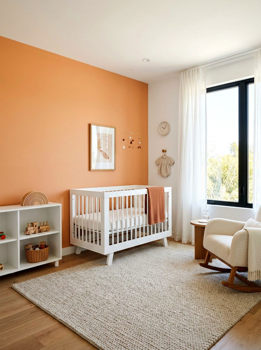 30 Apricot Nursery Ideas For A Cozy, Calming Baby Room Glow