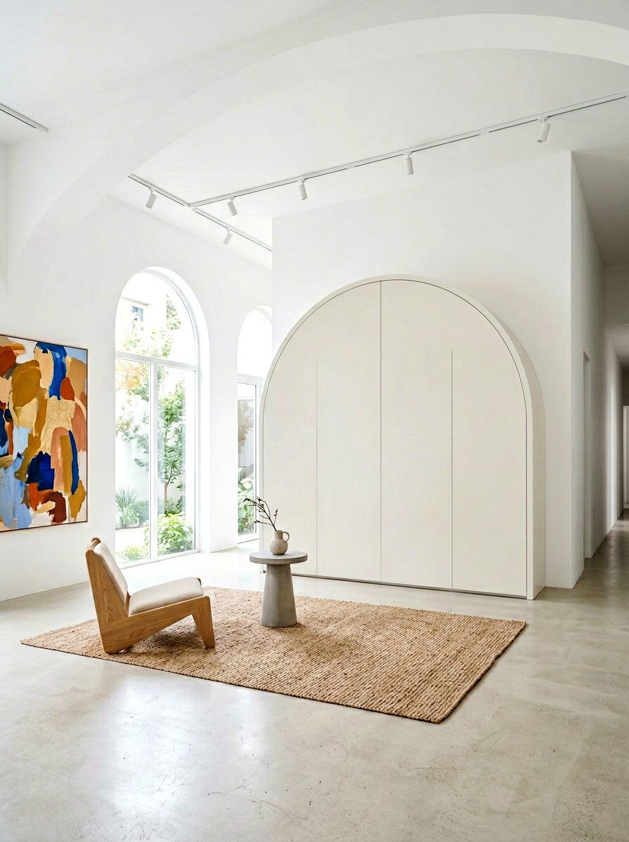 Minimalist Arched Cabinet - 30 arched cabinet ideas