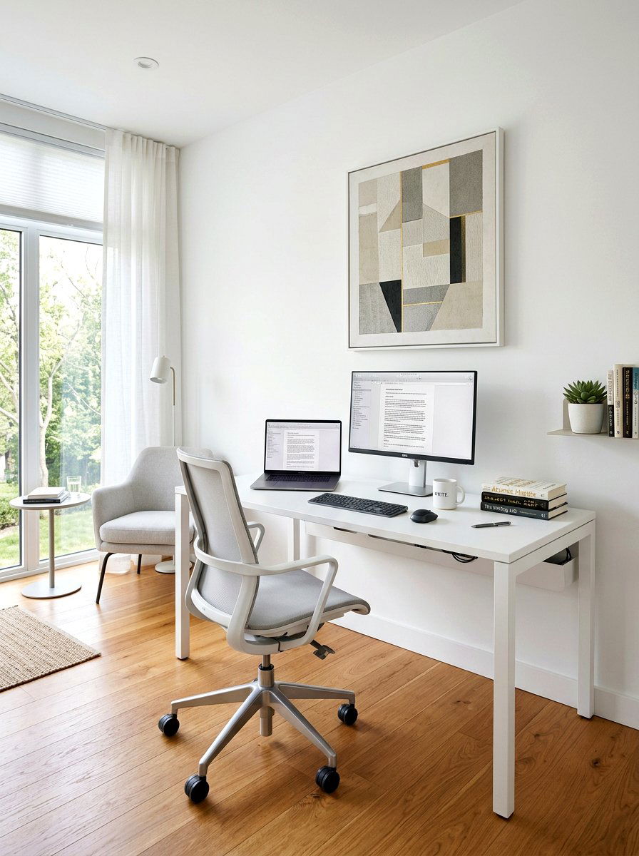 Minimalist Author Studio - 30 author office ideas